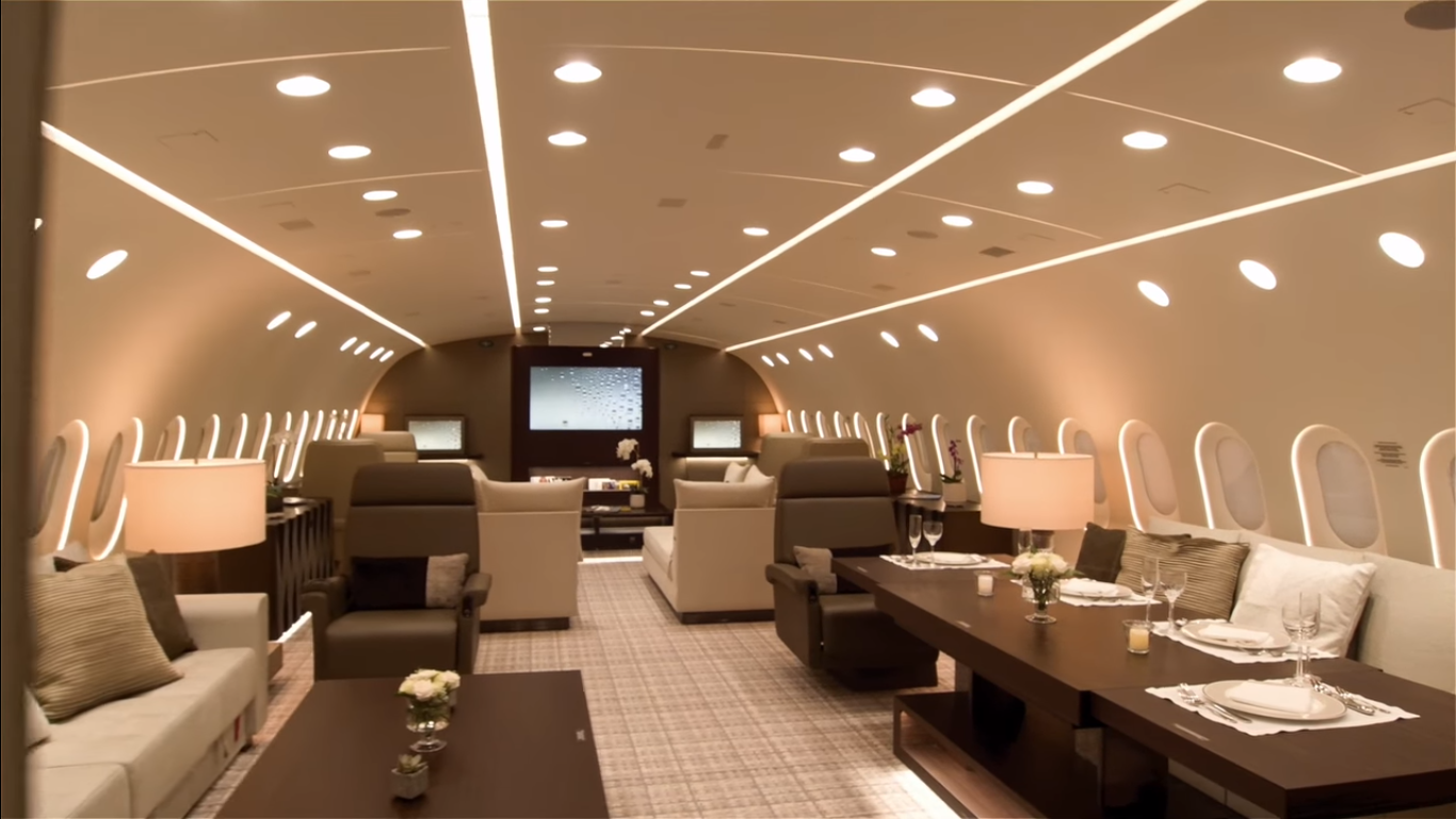 The First Vip Bbj Business Jet Interiors