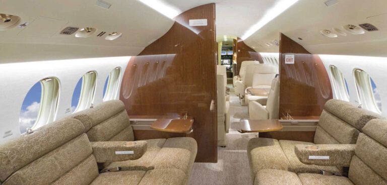 Planet Nine shows off luxurious Falcon 7X