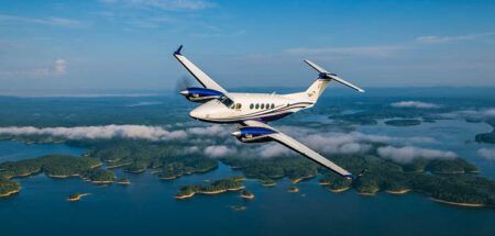 The Beechcraft King Air 260 twin turboprop