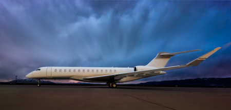 Duncan Aviation recently painted this Global 7500 for a repeat customer.