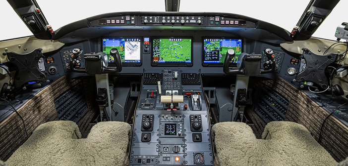 Duncan Aviation's site facility in Battle Creek, Michigan recently installed Pro Line Fusion avionics on a Challenger 604