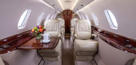 The interior of the Cessna Citation X