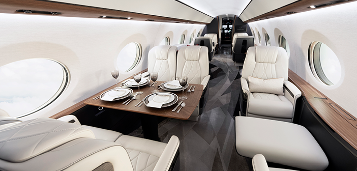 Gulfstream has enhanced the G700 cabin environment
