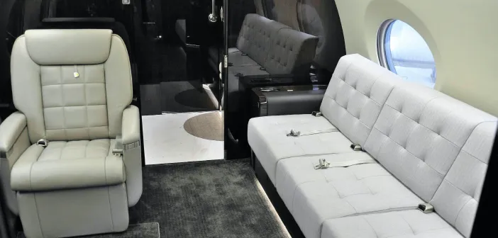 The refurbishment included upgrading a divan with fabric rather than leather