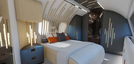 Altea's custom Global 7500 interior