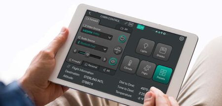 The Alto Cabin Control App. Image: Alto Aviation