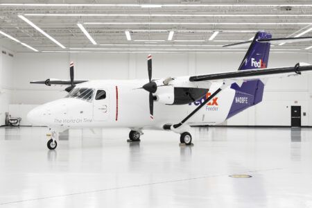 Textron Aviation has delivered the first Cessna SkyCourier twin utility turboprop to FedEx Express