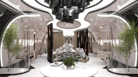 Greenpoint Technologies’ VVIP BBJ 777X Zen interior