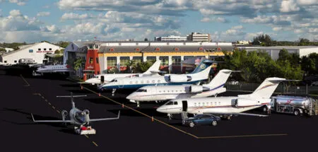 Banyan Air Service's facility at Fort Lauderdale Executive Airport