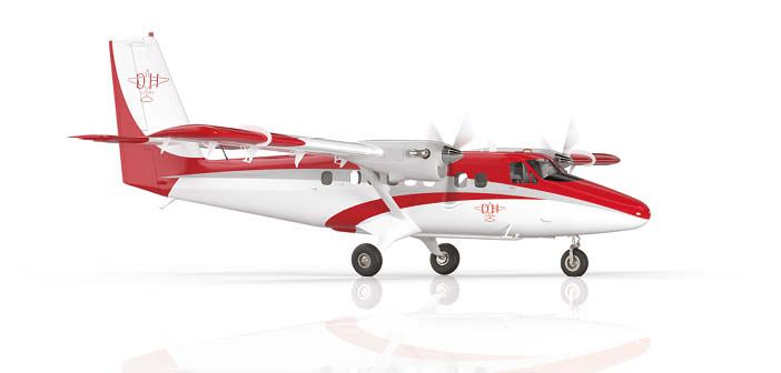 Exterior of the DHC-6 Twin Otter Classic 300-G