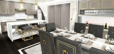 Concept Haven's show kitchen and dining area