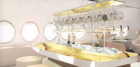 The champagne bar