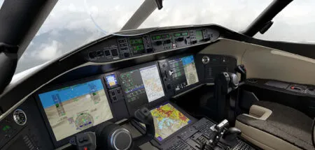 The Bombardier Vision flight deck