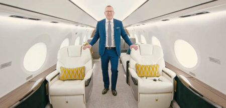 Tray Crow in G700 cabin