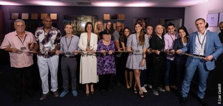 Ribbon-cutting ceremony, group photo