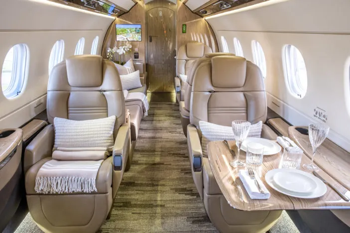 business aircraft interior