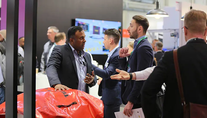 Aircraft Interiors Expo show floor