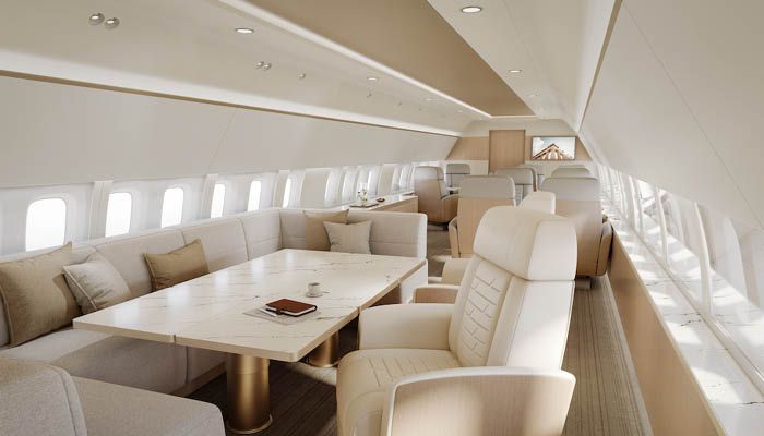Lounge on BBJ Select aircraft