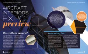 Aircraft Interiors Expo preview feature opening page
