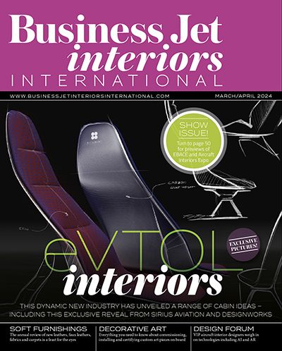 Business Jet Interiors International March/April 2024 cover