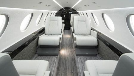 Falcon 50 interior