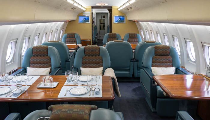 VIP aircraft cabin
