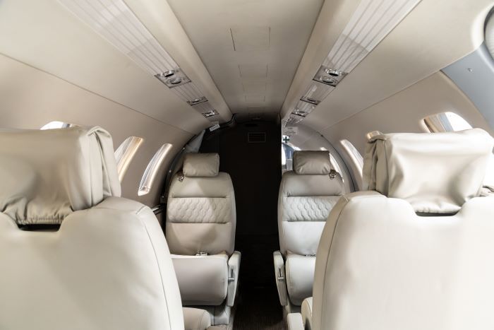 Business jet interior