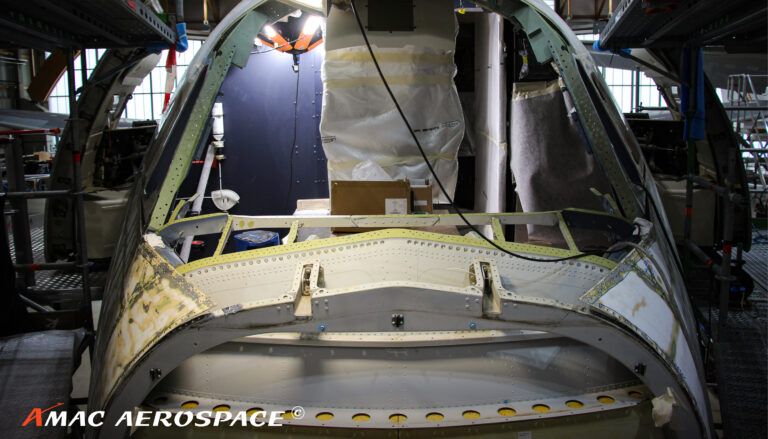 aircraft cockpit frame