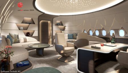 VIP aircraft concept interior