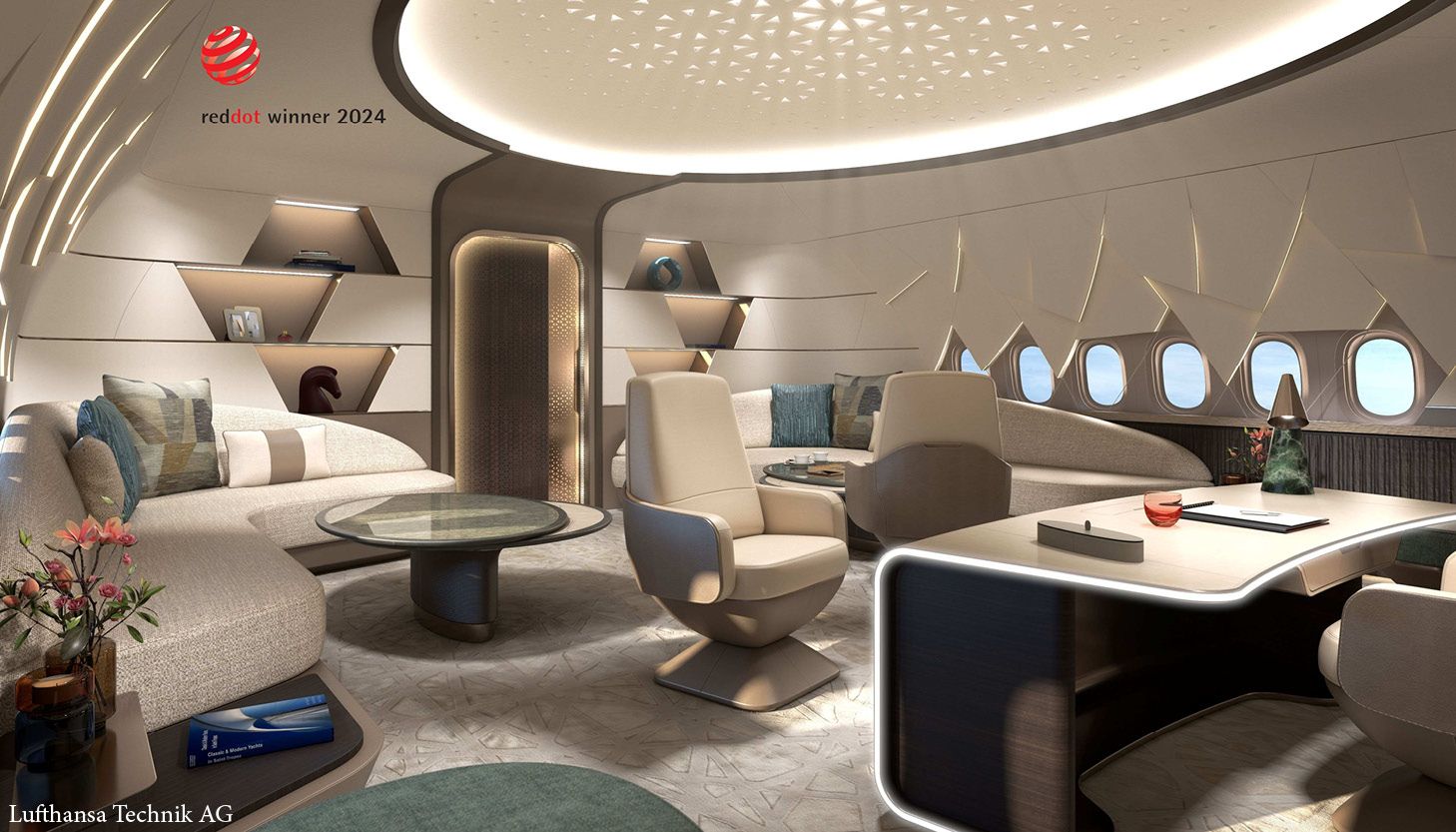 Technik Design Two Red Dot Design Awards for Lufthansa Technik | Business Jet Interiors