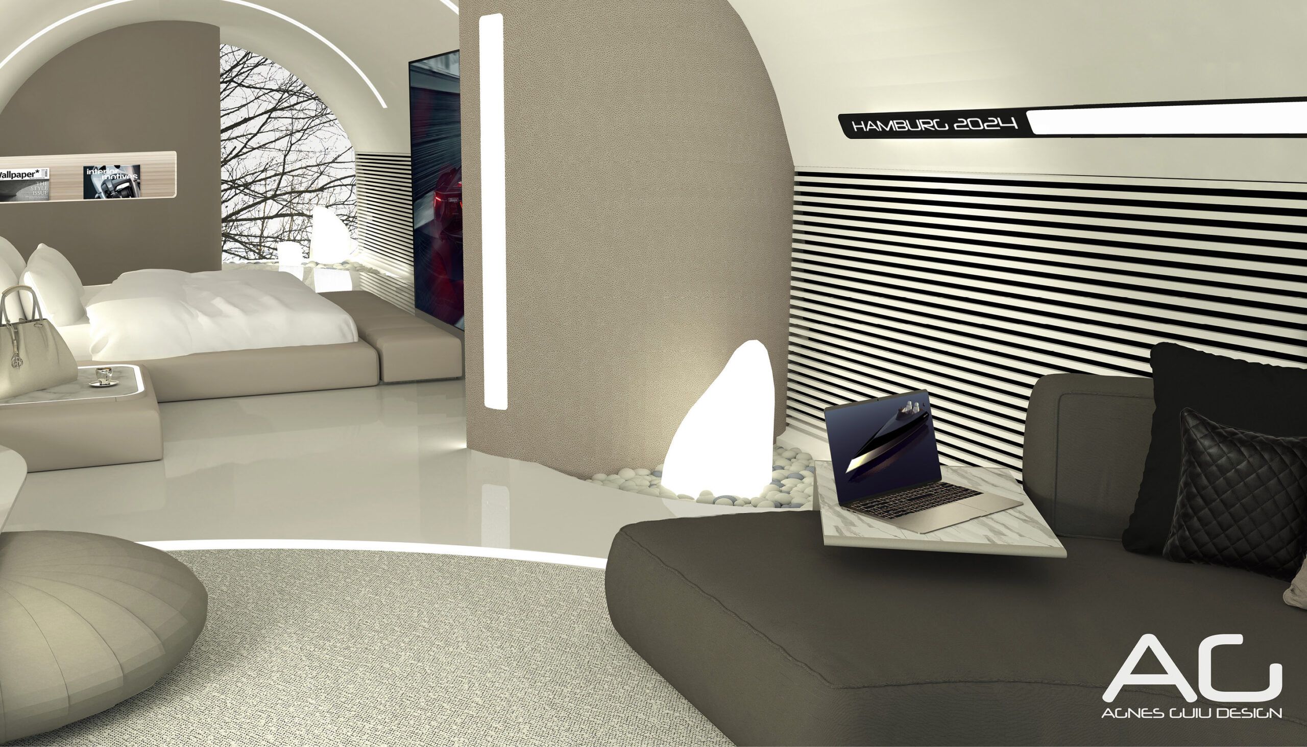 A320 interior - bedroom