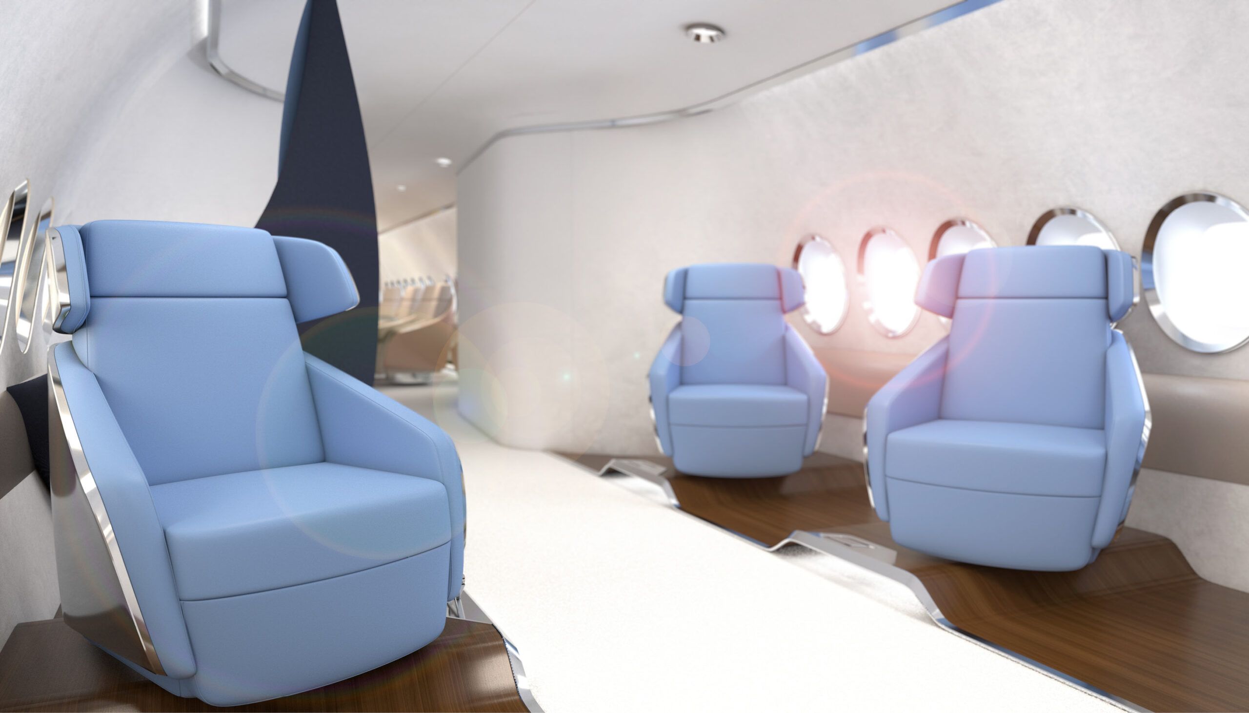 BBJ Max 7 concept interior - seating