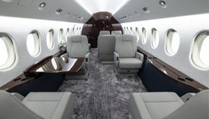 business jet interior