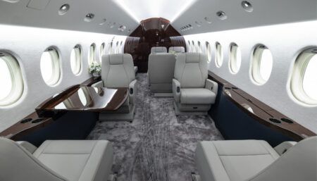 business jet interior