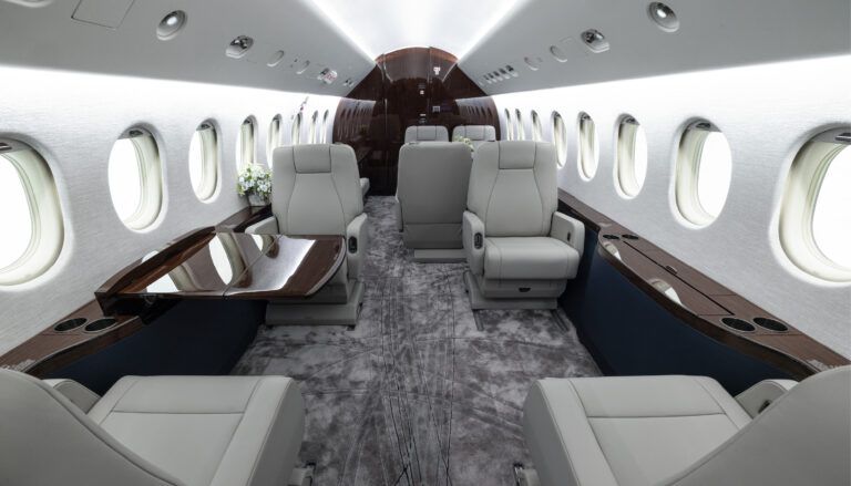 business jet interior