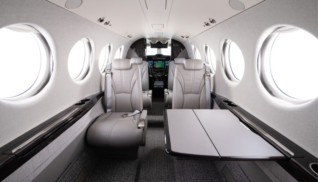 Beechcraft King Air 260 cabin