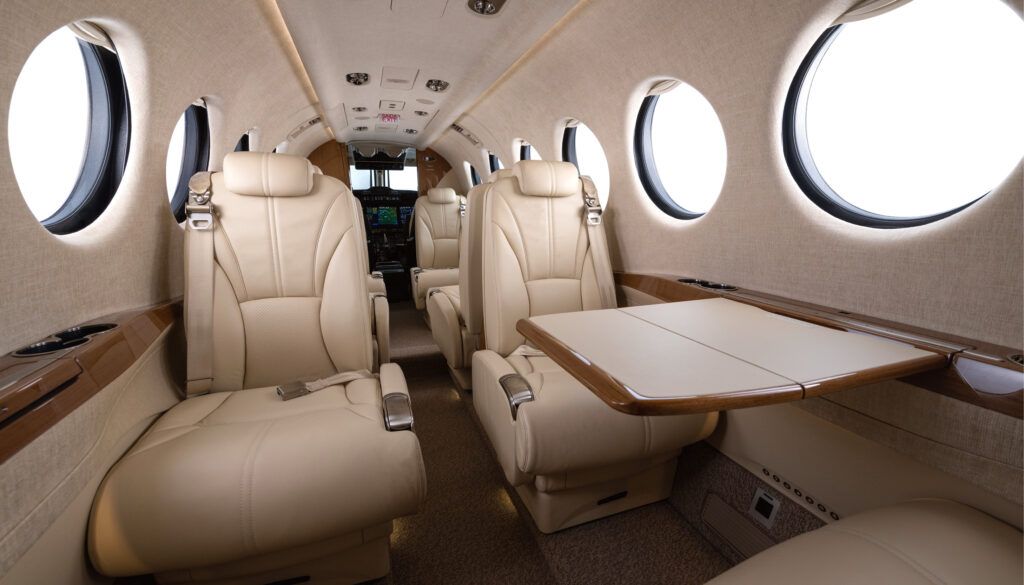 Beechcraft King Air 360 interior