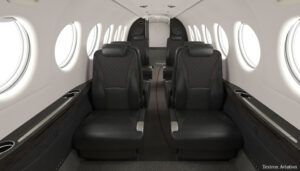 Beechcraft King Air 360 Crimson Edition interior