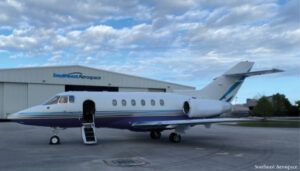 Hawker II outside Southeast Aerospace facility