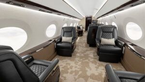 Gulfstream G800 outfitted with VIP seating