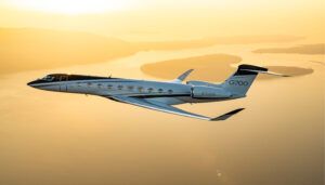 Gulfstream G700 in flight