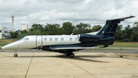 business jet exterior