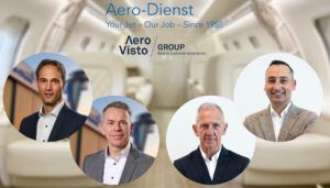 Portraits of Aero-Dienst and AeroVisto leadership team