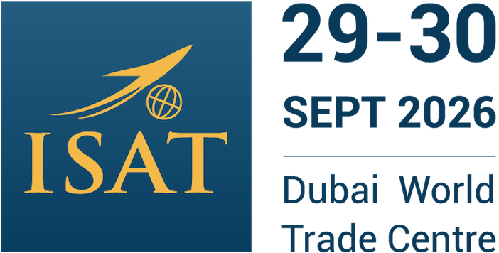 ISAT logo with text: '29-30 Sept 2026. Dubai World Trade Centre.'