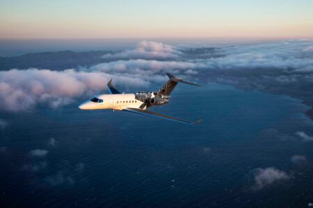 Platoon Aviation to expand Citation Longitude fleet Platoon Aviation Cessna Citation Longitude in flight over coastline