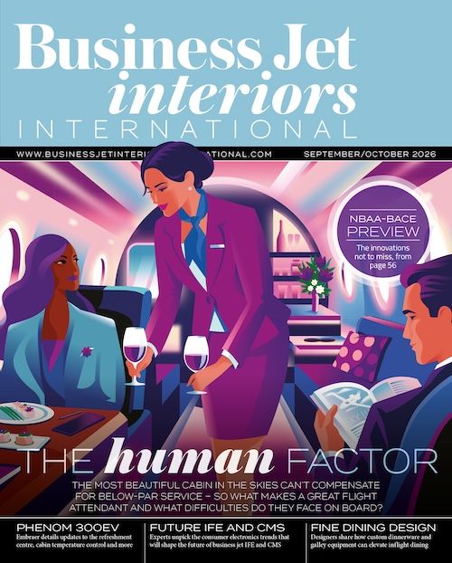 Business Jet Interiors International September October 2026 cover