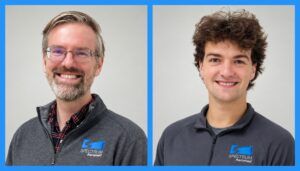 Portraits of Bill Engelking and Carson Tveito